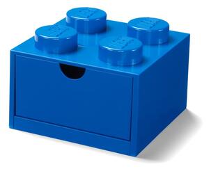 Scatola da tavolo blu con cassetto , 15 x 16 cm - LEGO®