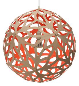 David trubridge Floral sospesa Ø60cm bambù-rosso