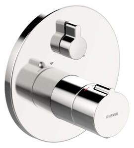Hansa Home - Miscelatore termostatico ad incasso a 2 utenze per vasca da bagno, cromato 88629045