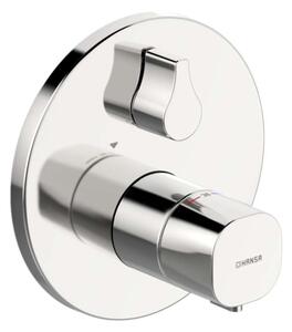 Hansa Living - Miscelatore termostatico ad incasso per vasca da bagno, con deviatore a 2 utenze, cromato 81149552