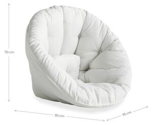 Design OUT™ Nido White Outdoor Sofa Chair Out Niddo - Karup Design