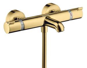 Hansgrohe Ecostat Comfort - Miscelatore termostatico per vasca da bagno, color oro lucido 13114990