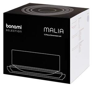 Set di 12 pezzi in gres grigio selezione Bonami Malia - Bonami Selection