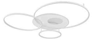 Globo 48466-70W-LED Plafoniera dimmerabile INVERTINA 70W/230V 105x26,5 cm argento+telecomando