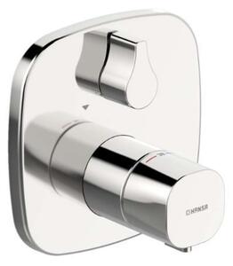Hansa Living - Miscelatore termostatico ad incasso per vasca da bagno, con deviatore a 2 utenze, cromato 81149572