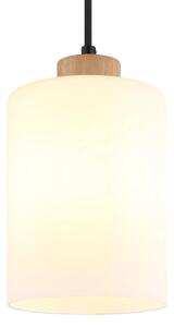 Globo 15977H - Lampada a sospensione con cavo ROWENA 1xE27/60W/230V beige/bianco