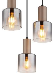 Globo 54318-3HR - Lampadario sospeso su cavo WALTON 3xE27/40W/230V