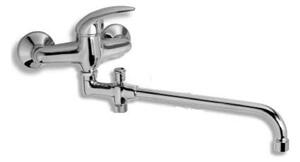 Novaservis Metalia 55 - Miscelatore a parete per vasca da bagno, senza accessori, cromo 55036/1,0
