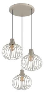 Globo 33379319 - Lampadario a sospensione con cavo MATEO 3xE27/40W/230V beige