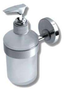 Novaservis Mephisto - Dispenser di sapone liquido 150 ml, cromo/vetro 6855,0