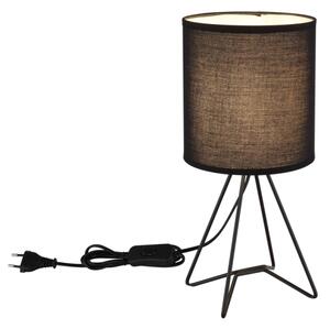 Globo 21734S - Lampada da tavolo TAMIAN 1xE14/40W/230V nera