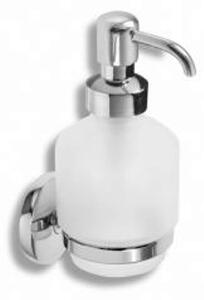 Novaservis Metalia 1 - Dispenser di sapone liquido con supporto, vetro/cromo 6150,0