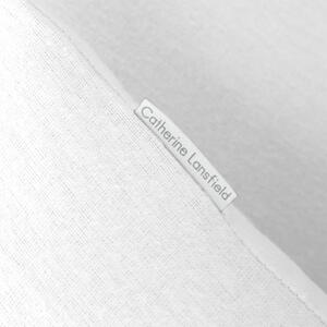 Biancheria da letto singola in flanella bianca 135x200 cm - Catherine Lansfield
