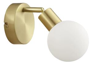 Brilliant - Faretto da parete JORGE 1xG9/10W/230V ottone