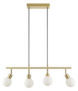 Brilliant - Lampadario a sospensione su cavo JORGE 4xG9/10W/230V ottone
