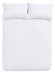Biancheria da letto singola in cotone bianco 135x200 cm - Bianca