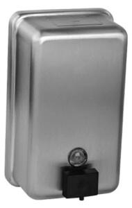 Sanela Complementi in acciaio inox - Dispenser di sapone liquido, portata 1,2 l, acciaio inox SLZN 39