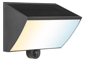 Brilliant - Lampada da parete solare SIERRA a LED/6W/3,7V 2000 mAh IP54 nera