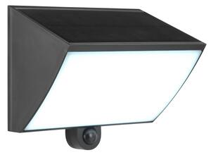 Brilliant - Lampada da parete solare SIERRA a LED/6W/3,7V 2000 mAh IP54 nera
