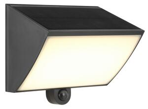 Brilliant - Lampada da parete solare SIERRA a LED/6W/3,7V 2000 mAh IP54 nera