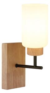 Globo 15977W - Lampada da parete ROWENA 1xE27/60W/230V beige/bianco