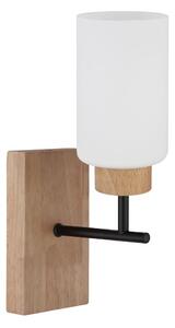 Globo 15977W - Lampada da parete ROWENA 1xE27/60W/230V beige/bianco