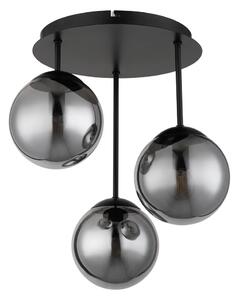 Globo 47441-3S - Lampadario a plafone HARMON 3xE14/25W/230V, nero