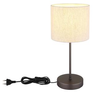 Globo 51540108 - Lampada da tavolo THEA 1xE27/25W/230V nero/beige
