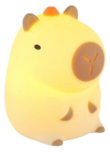 Globo 2874-LED RGBW Luce notturna ricaricabile dimmerabile per bambini CAPYBARA LED/1,5W/5V 1200 mAh capibara