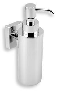 Novaservis Metalia 12 - Dispenser di sapone liquido con supporto, vetro/cromo 0277,0