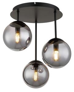 Globo 47441-3S - Lampadario a plafone HARMON 3xE14/25W/230V, nero