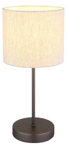 Globo 51540108 - Lampada da tavolo THEA 1xE27/25W/230V nero/beige
