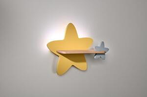 Apparecchio per bambini giallo e bianco Star - Candellux Lighting