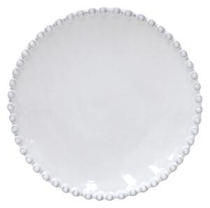 Piatto da pasticceria in gres bianco , ⌀ 17 cm Pearl - Costa Nova