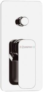 Sapho Spy - Miscelatore doccia ad incasso con corpo incasso, 2 utenze, cromo PY42