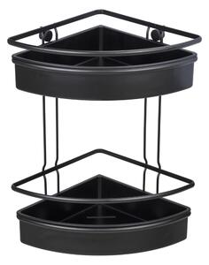 Mensola angolare nera per doccia , 30 x 22 cm Molinella - Wenko