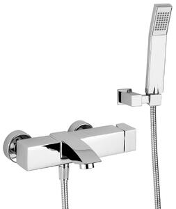 Paffoni Level - Miscelatore con accessori per vasca da bagno, cromato LEC023CR