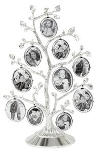 Cornice in metallo di colore argento 27x18 cm Family Tree - Zilverstad