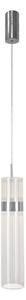 Lampadario LED su cavo AMBIENTE, 6W, 230V, 3000/4000/6000K (temperatura colore selezionabile), finitura cromo lucido