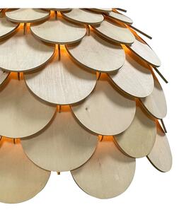 Lampada a sospensione con cavo BURGO 1xE27/60W/230V diam. 35 cm