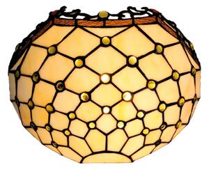 Brilagi - Applique Tiffany in vetro colorato AVORIO 1xE14/40W/230V