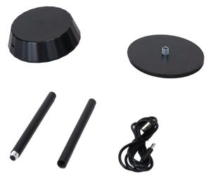 Aigostar - Lampada da tavolo LED dimmerabile AMBIENT LED/2,4W/5V 3000-6500K nera