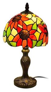 Brilagi - Lampada da tavolo Tiffany in vetro colorato SUNFLOWER 1xE27/60W/230V
