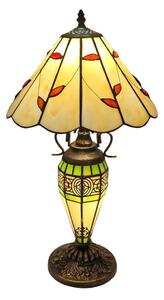 Brilagi - Lampada da tavolo in stile Tiffany FOLIA 1xE27/60W/230V + 1xE14/40W