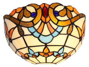 Brilagi - Applique in stile Tiffany in vetro colorato MIRABELLA 1xE14/40W/230V