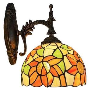 Brilagi - Applique da parete Tiffany SUNFLOWER 1xE14/40W/230V