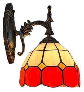 Brilagi - Lampada da parete Tiffany in vetro colorato SIENNA 1xE14/40W/230V