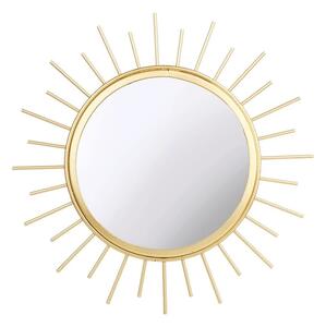 Specchio rotondo in oro Monocromo, ø 24 cm Sunburst - Sass & Belle
