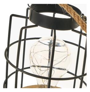 Lampada da tavolo nera (altezza 20,5 cm) - Casa Selección