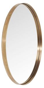 Specchio rotondo con cornice color rame Round Curve, ⌀ 100 cm - Kare Design